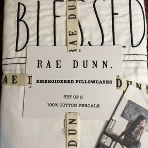 NWT‎ Rae Dunn BLESSED Pillowcases